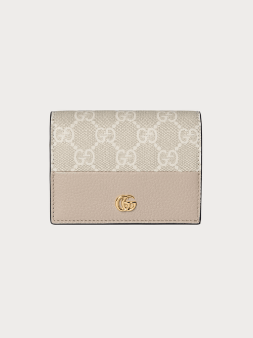 GUCCI Bi-color GG Marmont Small Wallet(Beige) - LONDONKELLY 英國名牌代購