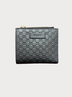 GUCCI Men's Compact Wallet Leather(Noir) - LONDONKELLY 英國名牌代購