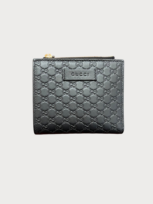 GUCCI Men's Compact Wallet Leather(Noir) - LONDONKELLY 英國名牌代購