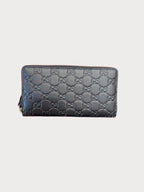 GUCCI Signature Long Wallet Leather(Noir) - LONDONKELLY 英國名牌代購