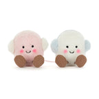 JELLYCAT Amuseables Toastie Pink and White Marshmallows | 棉花糖公仔 (粉白色) - LondonKelly 英國名牌代購