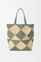 LOEWE Men's XL Puzzle Fold Tote in Raffia | 羅意威 男仕草編袋 (灰色) - LondonKelly 英國名牌代購