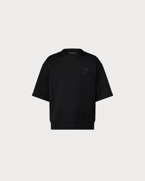 LOUIS VUITTON 1AGTT2 LV Embellished Jersey T-Shirt | 路易威登 男仕上衣 (黑色) - LondonKelly 英國名牌代購