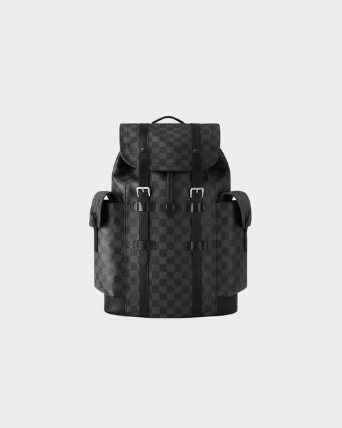 LOUIS VUITTON N41379 Men's Christopher MM Backpack | Louis Vuitton Men's Backpack (Black)