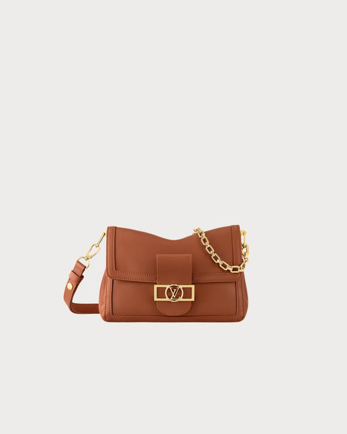 LOUIS VUITTON M25209 Dauphine Soft Bag Calfskin(MM/3 Colors)