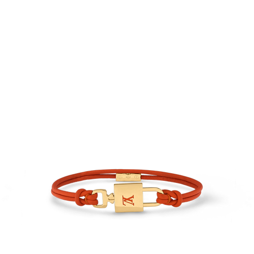 LOUIS VUITTON M8139E LV Padlock Bracelet | 路易威登 手帶 (Orange)