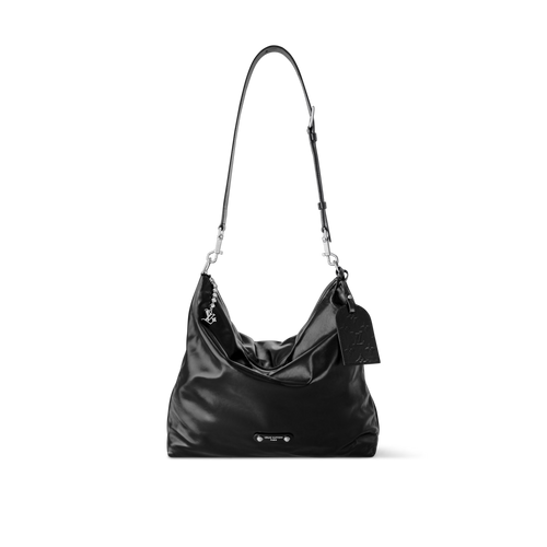 LOUIS VUITTON M13986 Vagabond Hobo Bag Leather(Black)