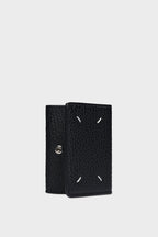 MAISON MARGIELA MM Black Embossed Tri - Folded Leather Wallet | 銀包 (黑色) - LONDONKELLY 英國名牌代購