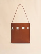 MARNI Small Brown Leather Museo Hobo Bag with Patches | 瑪尼 手袋 (啡色) - LondonKelly 英國名牌代購