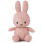 MIFFY Sitting Corduroy Plush | 米菲坐著的燈芯絨毛絨毛玩具 (粉紅色) - LondonKelly 英國名牌代購