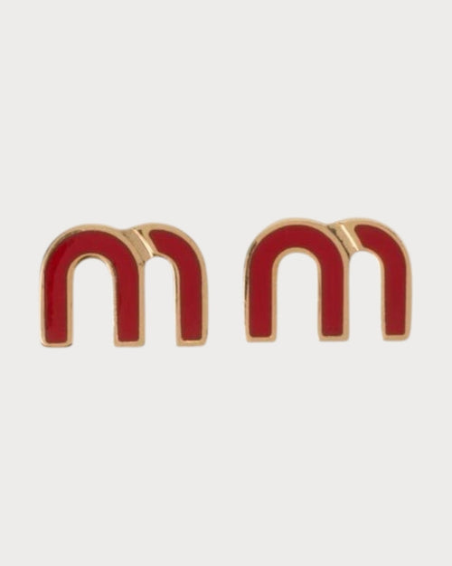 MIU MIU Enameled Metal Earrings | 繆繆 耳環 (多色) - LONDONKELLY 英國名牌代購