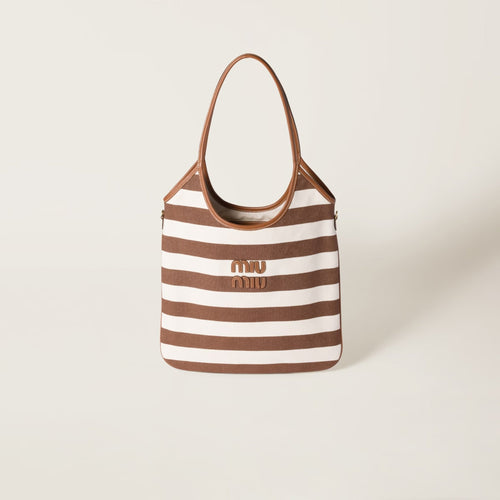 MIU MIU Ivy Canvas and Leather Bag | 繆繆 手袋 (多色) - LondonKelly 英國名牌代購