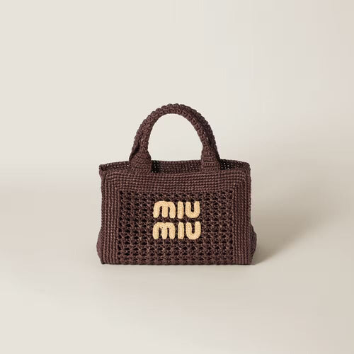 MIU MIU Raffia - Effect Woven Handbag | 繆繆 草編袋 (多色) - LondonKelly 英國名牌代購