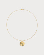 MONICA VINADER Aquarius Zodiac 18ct Yellow Gold Vermeil Pendant Necklace | 頸鏈 (金色) - LondonKelly 英國名牌代購