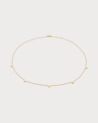 MONICA VINADER Heart Station 18ct Yellow Gold - Plated Vermeil Sterling - Silver Necklace | 頸鏈 (金色) - LondonKelly 英國名牌代購