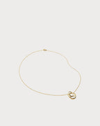 MONICA VINADER Nura Wrap 18ct Yellow Gold - Plated Vermeil Sterling - Silver Pendant Necklace | 頸鏈 (金色) - LondonKelly 英國名牌代購