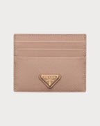 PRADA 1MC025 Saffiano Leather Triangle Logo Card Holder | 普拉達 卡套 (多色) - LONDONKELLY 英國名牌代購