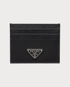 PRADA 2MC025 Men's Re - Nylon and Saffiano Leather Card Holder | 普拉達 男仕卡套 (黑色) - LONDONKELLY 英國名牌代購