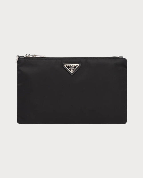 PRADA 2NH004 Men's Re - Nylon and Saffiano Leather Pouch Black | 普拉達 男仕手袋 (黑色) - LONDONKELLY 英國名牌代購