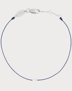 REDLINE White Gold and Diamond Illusion Bracelet | 紅繩 手鍊(白金/藍色) - LONDONKELLY 英國名牌代購