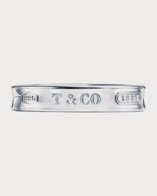 TIFFANY & CO. Tiffany 1837 Ring in Silver | 蒂芙尼 1837 戒指 (銀色) - LONDONKELLY 英國名牌代購