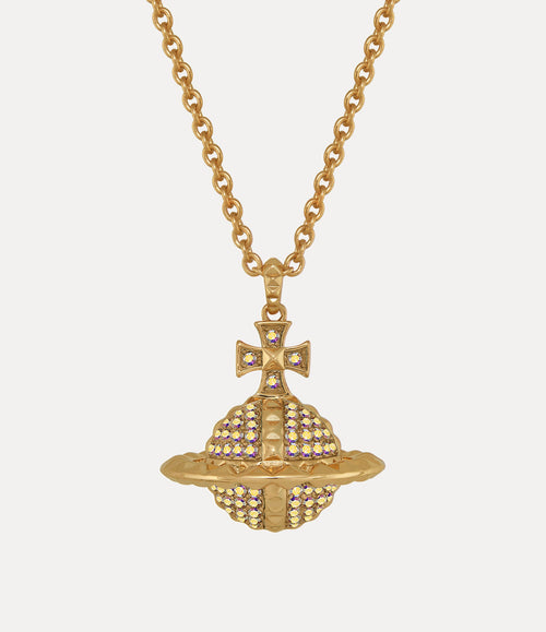 VIVIENNE WESTWOOD Mayfair Large Orb Pendant Necklace | 西太后 頸鏈 (粉紅色) - LondonKelly 英國名牌代購