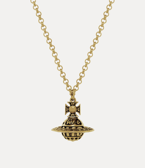 VIVIENNE WESTWOOD Victorine Pendant Necklace | 西太后 頸鏈 (仿古金) - LondonKelly 英國名牌代購