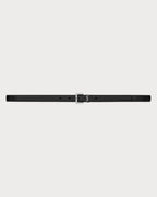 YSL SAINT LAURENT Cassandre Thin Belt with Square Buckle | 聖羅蘭 皮帶 (黑色)