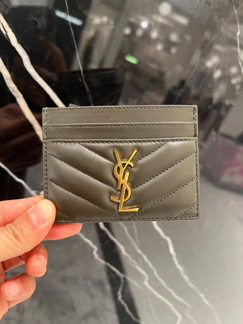 YSL SAINT LAURENT Lambskin Card Case | 聖羅蘭 羊皮卡套 (多色) - LondonKelly 英國名牌代購