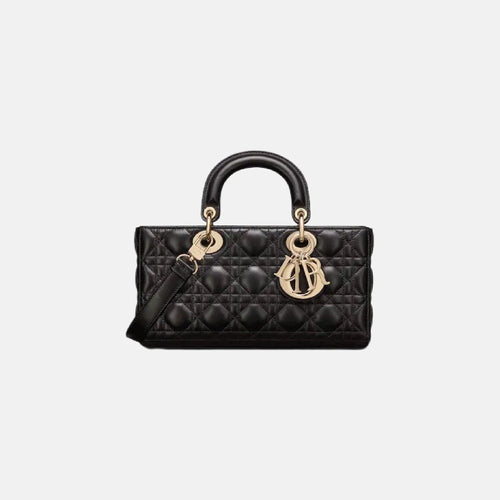 CHRISTIAN DIOR Medium Lady D-Joy Bag | 迪奧 D-Joy 手袋 (Black)