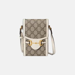 GUCCI Horsebit 1955 Mini Bag | 古馳 電話袋 (White)