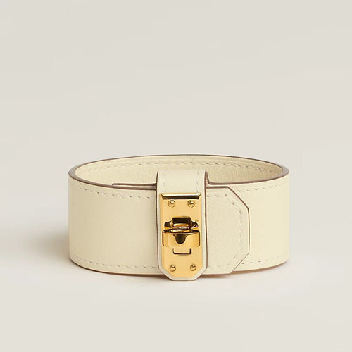 HERMES Small Kelly Twist Bracelet | 愛馬仕 Kelly手帶 (White)
