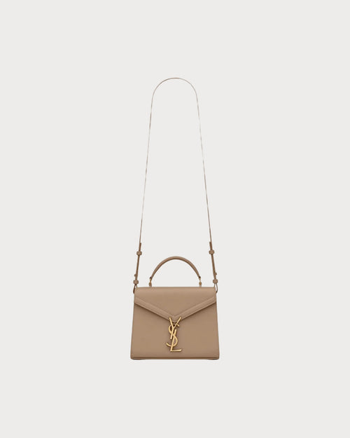YSL Saint Laurent Cassandra Mini Top Handle Bag (Greyish Brown) | 聖羅蘭 手袋