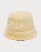 LOEWE Shearling Bucket Hat | 羅意威 羊毛帽 (Vanilla)