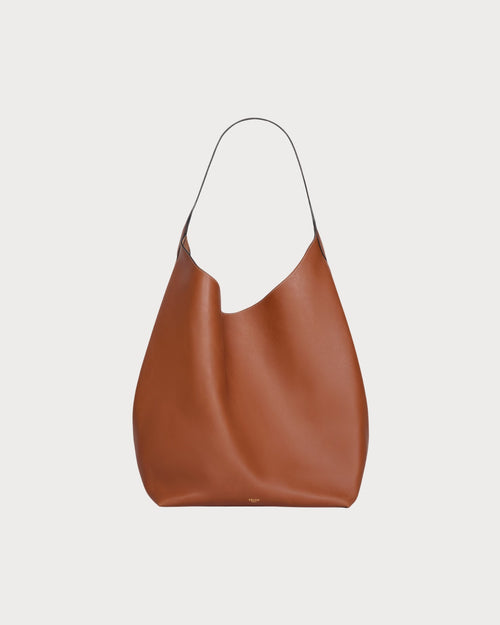 CELINE Large Hobo in Supple Natural Calfskin | 賽琳 腋下袋 (大碼/啡色)