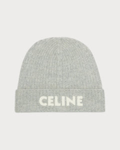 CELINE Men's Beanie | 賽琳 男仕冷帽 (Light Grey)