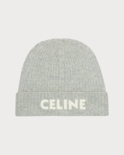 CELINE Men's Beanie | 賽琳 男仕冷帽 (Light Grey)