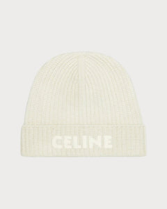 CELINE Men's Beanie | 賽琳 男仕冷帽 (Ecru)