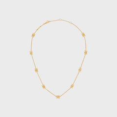 CELINE Triomphe Mini Triomphe Necklace | 賽琳 頸鏈 (GOLD)