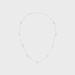 CELINE Triomphe Mini Triomphe Necklace | 賽琳 頸鏈 (Silver)