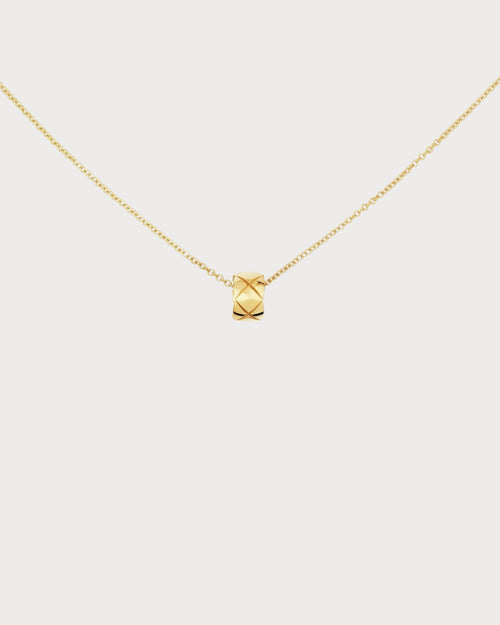 CHANEL Coco Crush Necklace Quilted Motif & 18K Beige Gold J12306 £2,350 2310, 2480