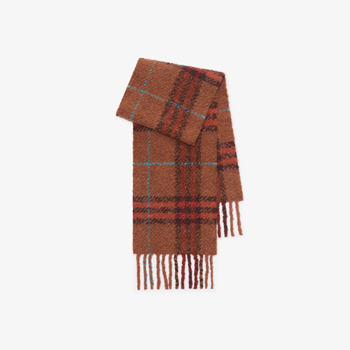 BURBERRY Check Alpaca Wool Blend Boucle Scarf | 博柏利 頸巾 (多色)