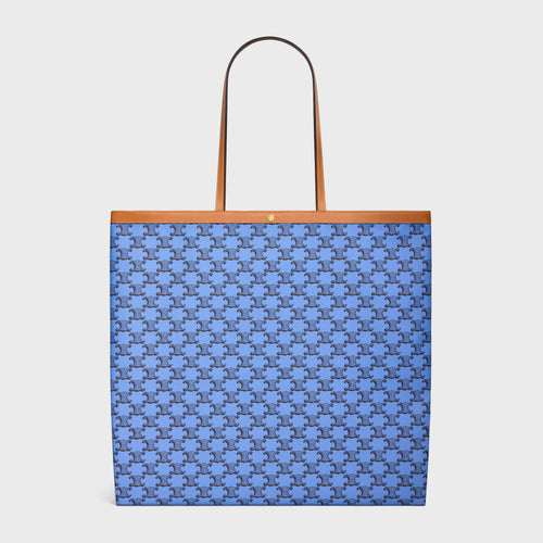 حقيبة تسوق مسطحة كبيرة من سيلين مصنوعة من قماش تريومف | حقيبة تسوق مسطحة كبيرة من سيلين، مصنوعة من قماش تريومف (ألوان متعددة)