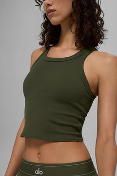 ALO YOGA Goddess Ribbed Go-To Tank | 羅紋經典背心 (多色)