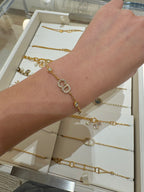 CHRISTIAN DIOR Claire D Lune Bracelet | 迪奧 手鏈 (金色)