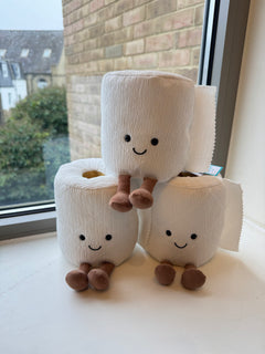 لعبة ورق تواليت JELLYCAT Amuseables | شخصية ورق تواليت (أبيض)
