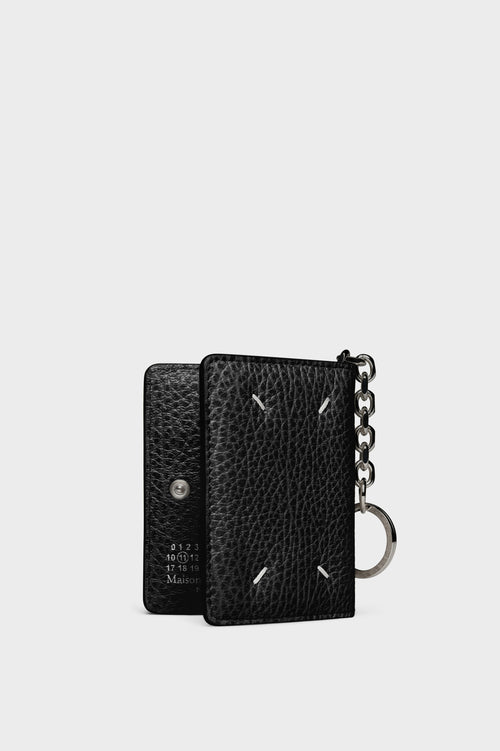 MAISON MARGIELA MM Four Stitches Keyring Cardholder | 鑰匙圈卡套 (黑色)