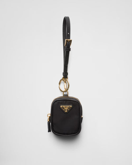 PRADA 1TT202 Re-Edition 1978 Re-Nylon Mini-Pouch Black |  普拉達 迷你袋鎖匙扣 (黑色)