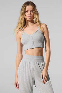 ALO YOGA Ribbed Delicate Lounge Tank | 羅紋休閒背心 (多色)