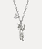 VIVIENNE WESTWOOD Man Satyr Pendant Necklace | 西太后 男仕頸鏈 (銀色)